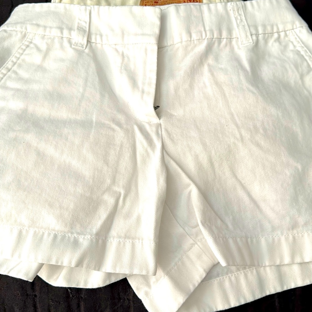 White JCrew dress shorts